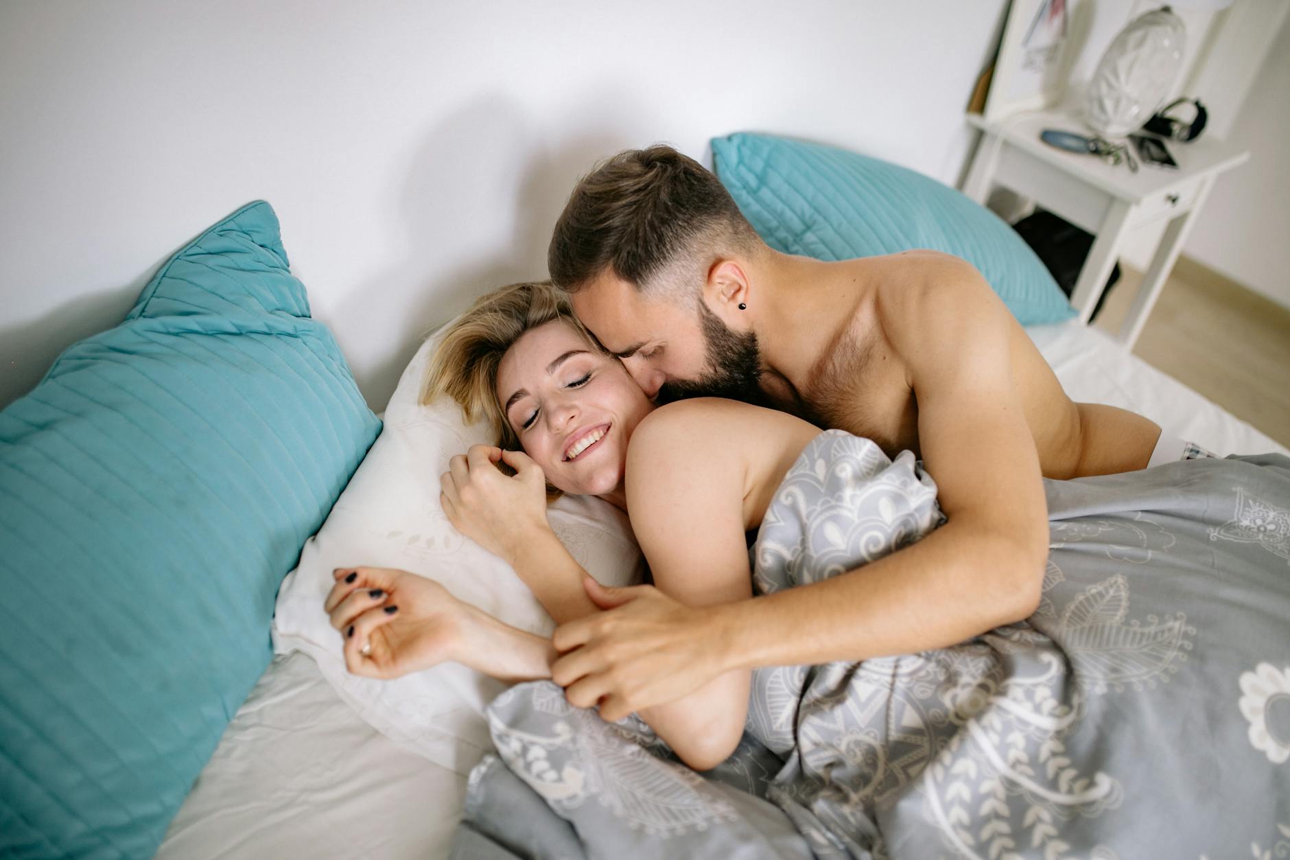 Couple Avoiding Waking Up Together