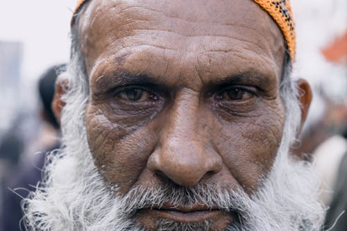 Free An Old Man in Close-Up Photography Stock Photo
