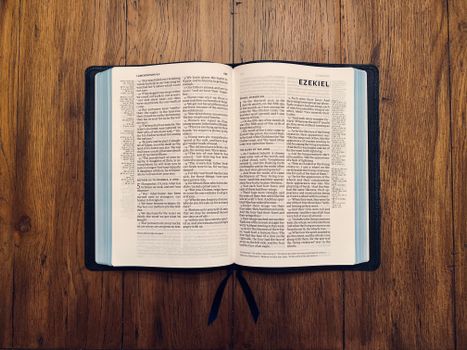 Close up of Bible