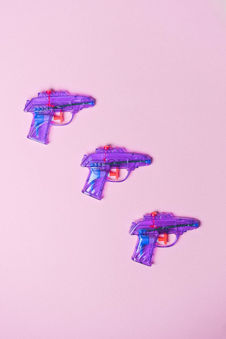 Plastic Toy Pistols For Shooting Game