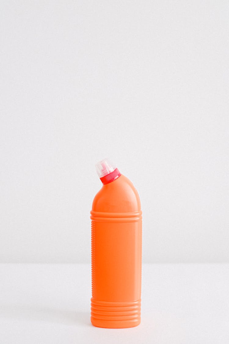 Plastic Bottle For Cleaning Products In Studio