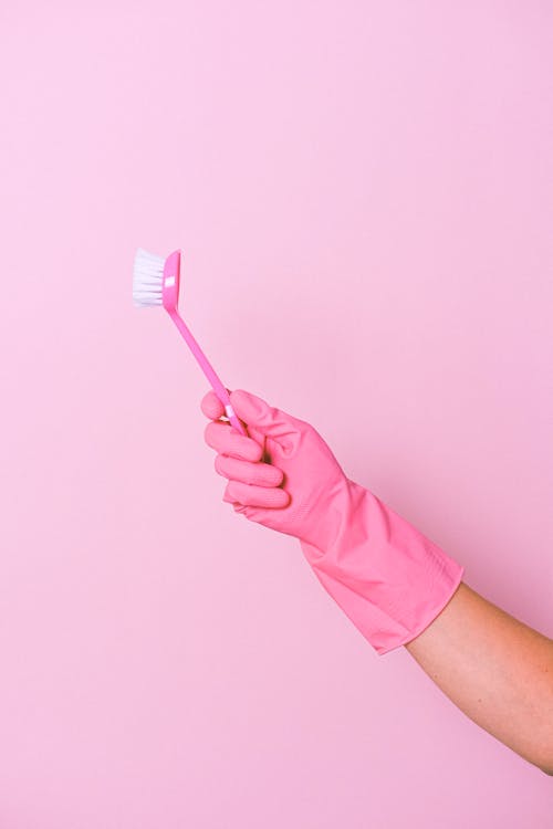 Free Crop cleaner demonstrating cleaning brush Stock Photo