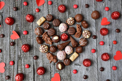 Heart Shape from Chocolates