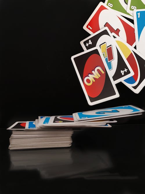 Foto d'estoc gratuïta de cartes, fons negre, joc de cartes
