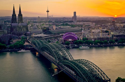 Kostenloses Stock Foto zu city, deutschland, drohne erschossen