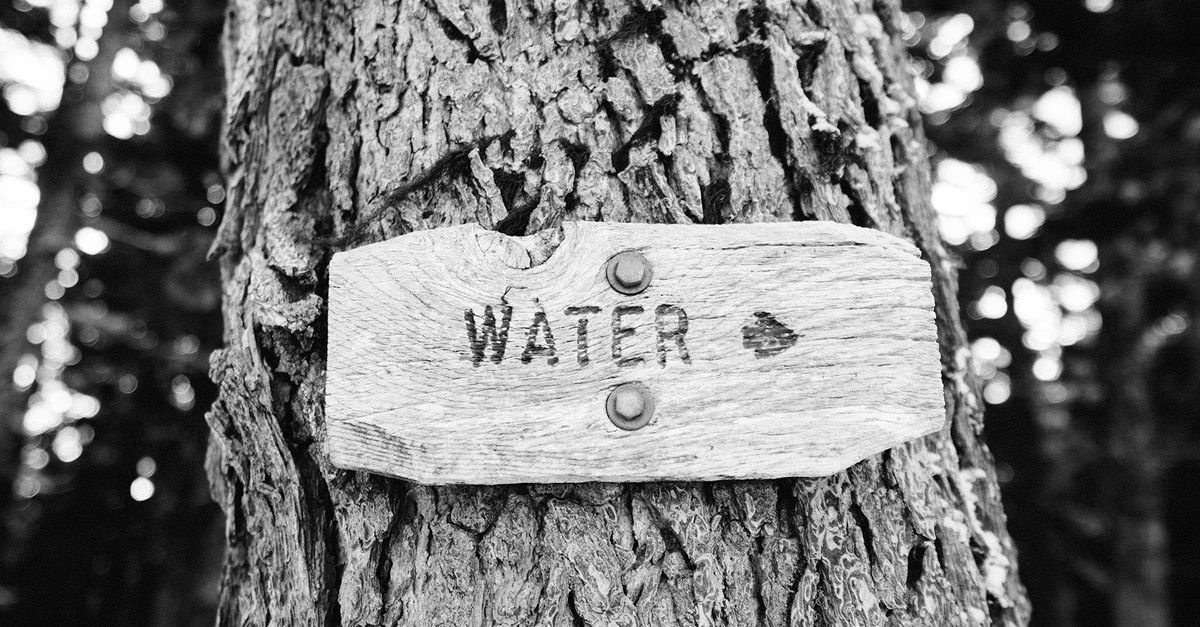 Example Watersign Grayscale Photography of Water Signage · Free Stock Photo