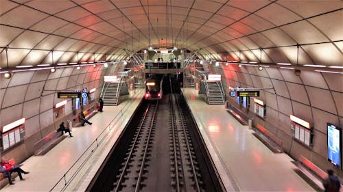 Metro Station in Bilbao in Spain