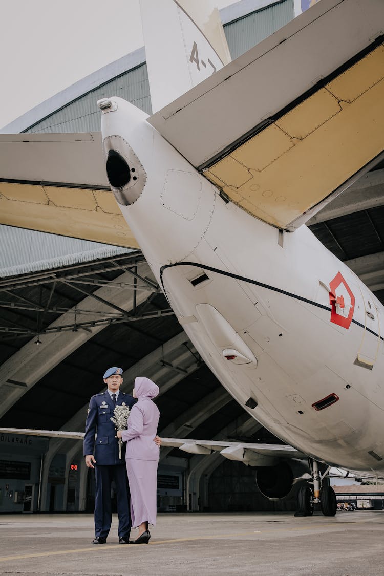 Airplane In Hangar