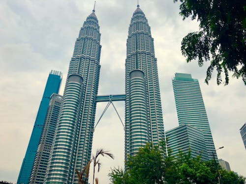 The Petronas Twin Towers in Malaysia