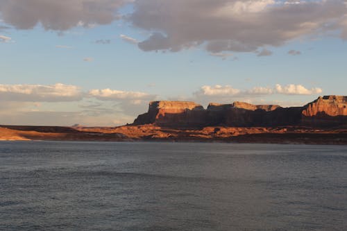 Red Rocks by Lake Powell in USA