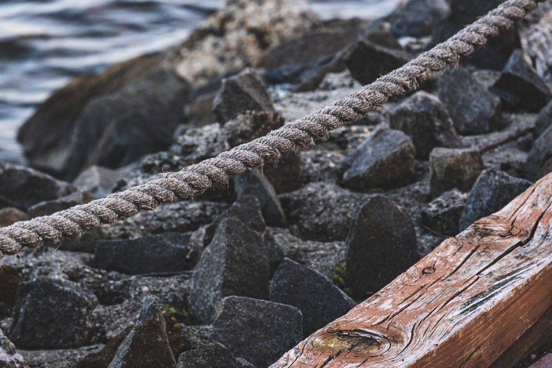 Log And Rope Close up Shot of a Rope and Brown Wooden Log · Free Stock Photo