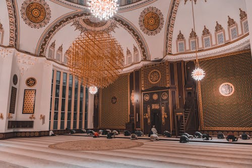 People Praying in Mosque