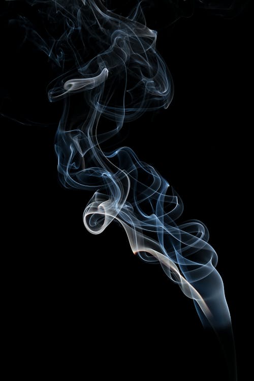 Foto d'estoc gratuïta de fons de pantalla de fum, fons negre, fotografia de fum