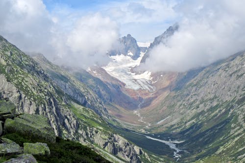 Kostnadsfria Kostnadsfri bild av bergen, glaciär, höjd Stock foto