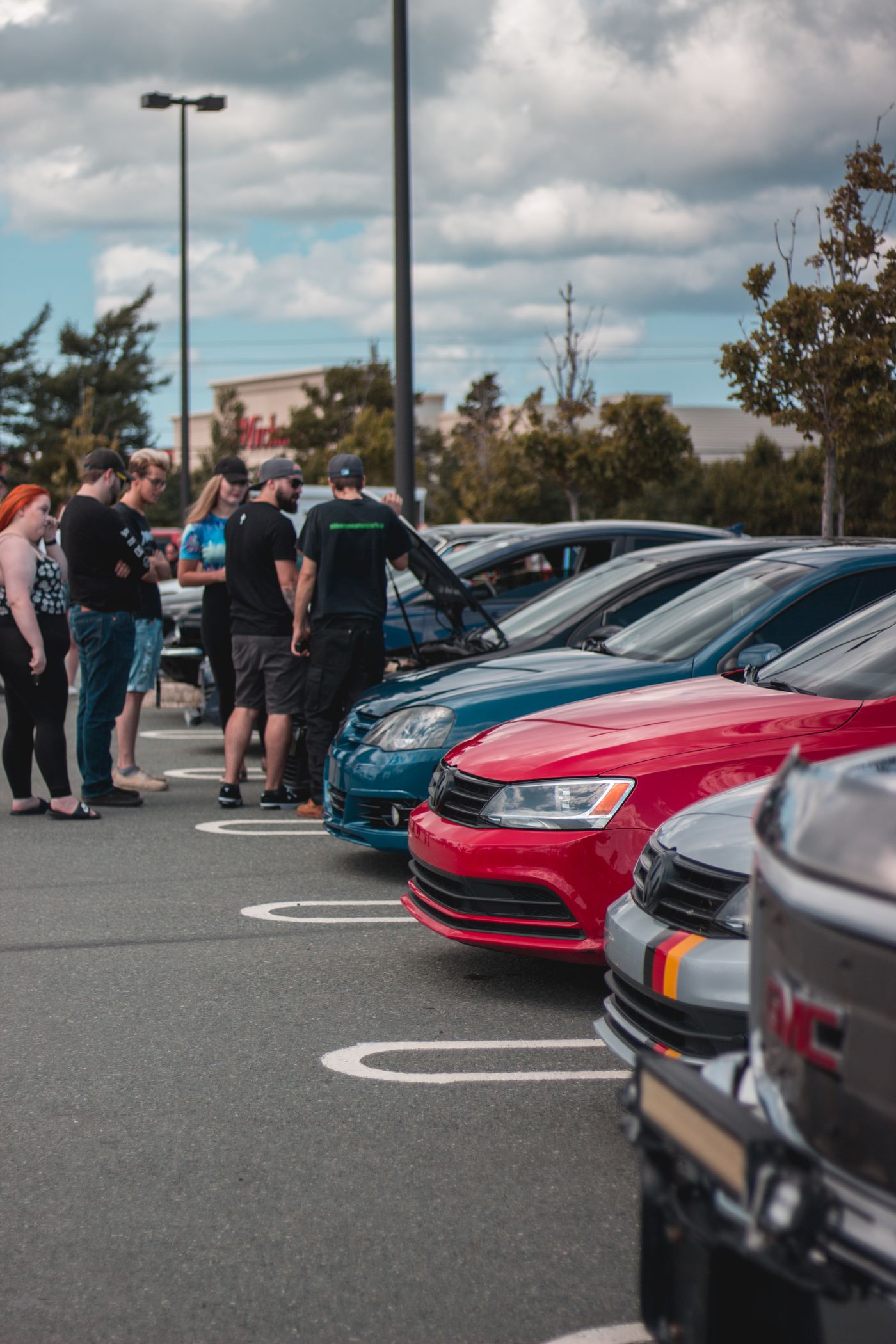 Automotive enthusiasts together