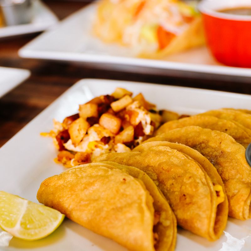 Crispy Chorizo and Potato Tacos