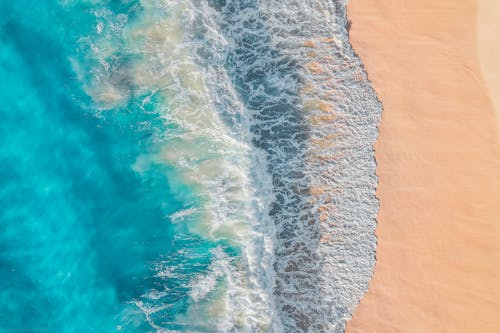 Darmowe zdjęcie z galerii z fala, kolor, morze
