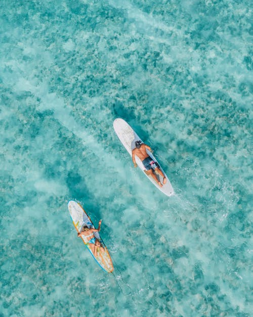 Surfers on Water