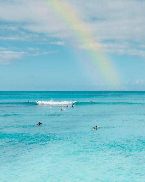 Immagine gratuita di acqua, arcobaleno, azzurro