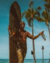 Duke Paoa Kahanamoku Statue in Hawaii