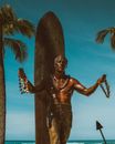 Statue of Duke Kahanamoku in Waikiki Beach