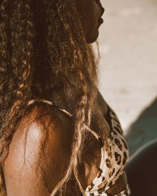 Ingyenes stockfotó fekete nő, függőleges lövés, fürdőruha témában