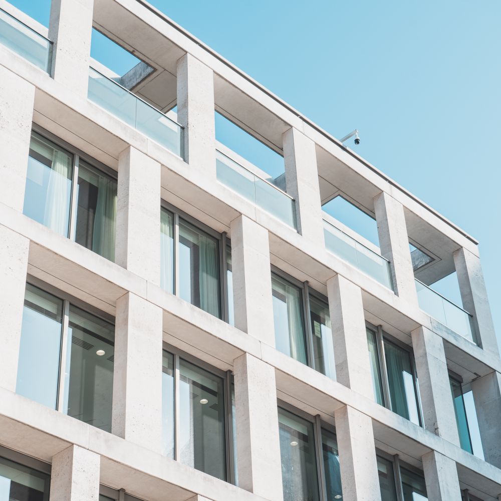 Commercial Decorating in Sidcup — surfaces prepped and cut in by hand