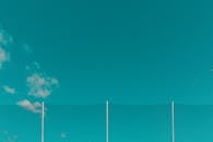 Fence Under Blue Sky