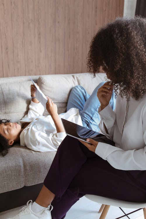 Women Studying Together