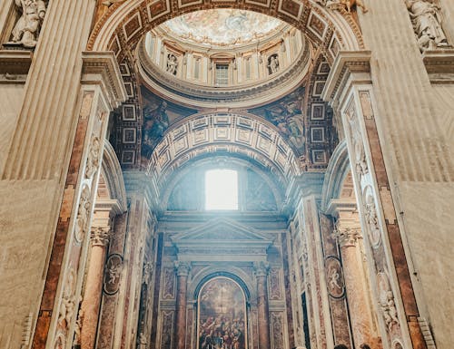 Бесплатное стоковое фото с Архитектурный, интерьер, кафедральный собор