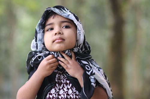 Immagine gratuita di bambino, foulard, giovane