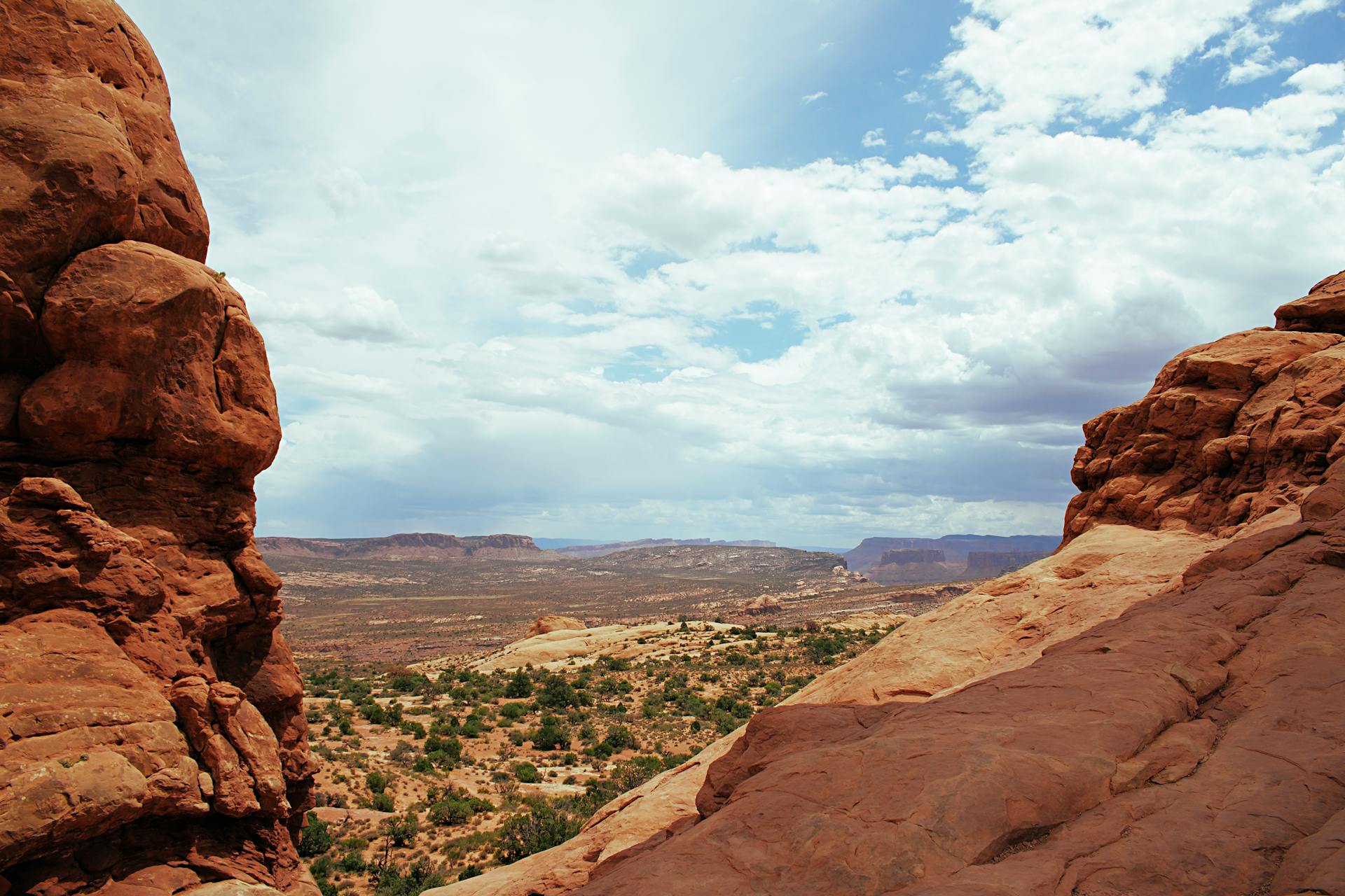 Brown Rocky Mountain Under Blue Sky