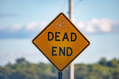 Free Dead End Sign Stock Photo