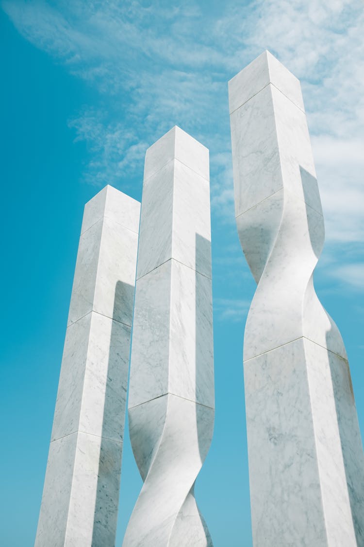 High Towers Made Of Marble