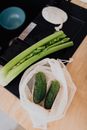 Top View of Green Vegetables on Table