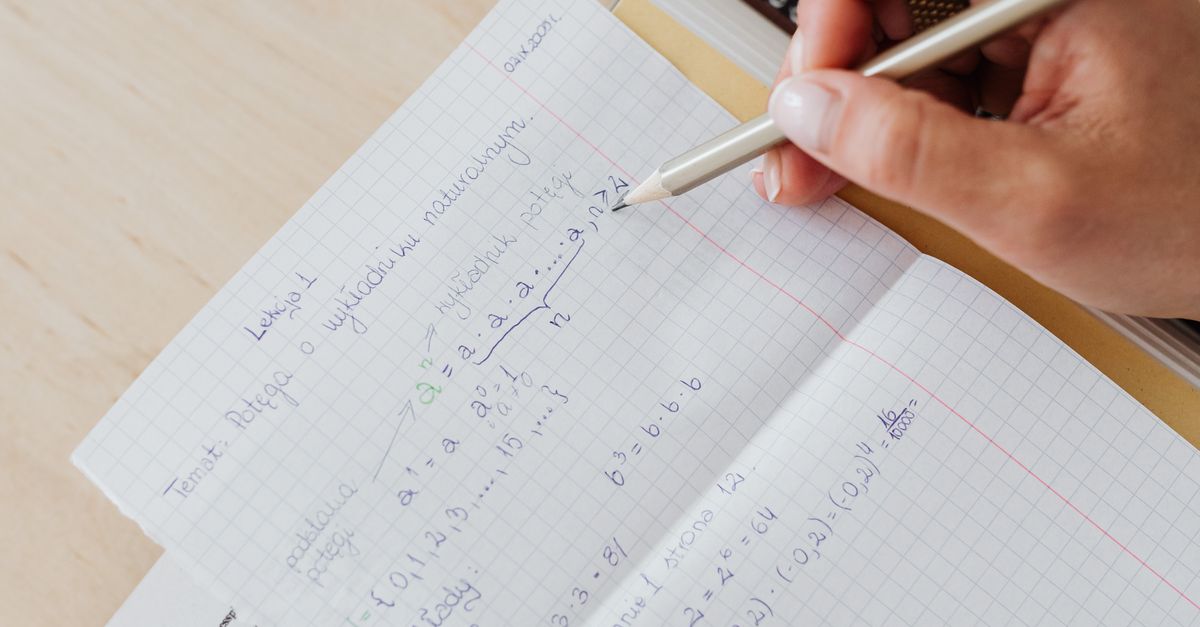 Math Notes on Paper · Free Stock Photo
