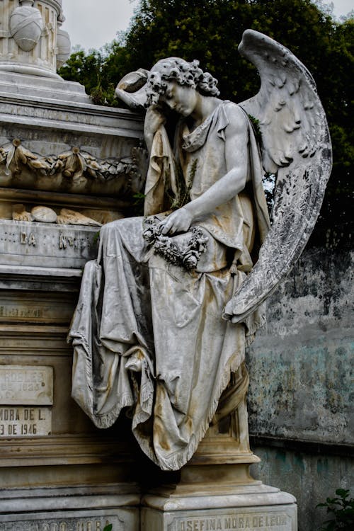 Foto d'estoc gratuïta de àngel, cementiri, d'humor variable