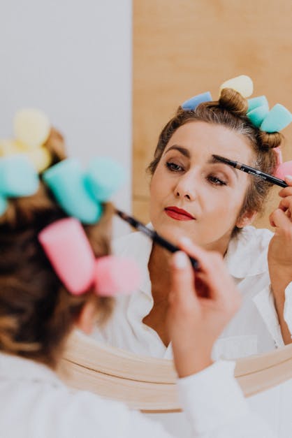 How to use foam hair curlers overnight