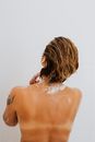 Woman Back in Shower