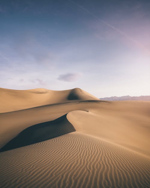 Scenic View of Sand Dunes in a Dessert
