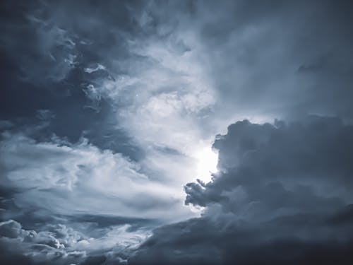 Foto stok gratis alam, angin ribut, awan