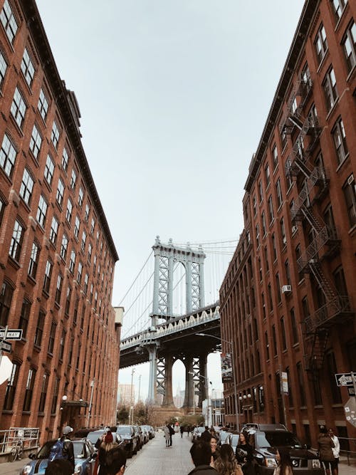 Ilmainen kuvapankkikuva tunnisteilla arkkitehtuuri, brooklyn bridge, kaupunki