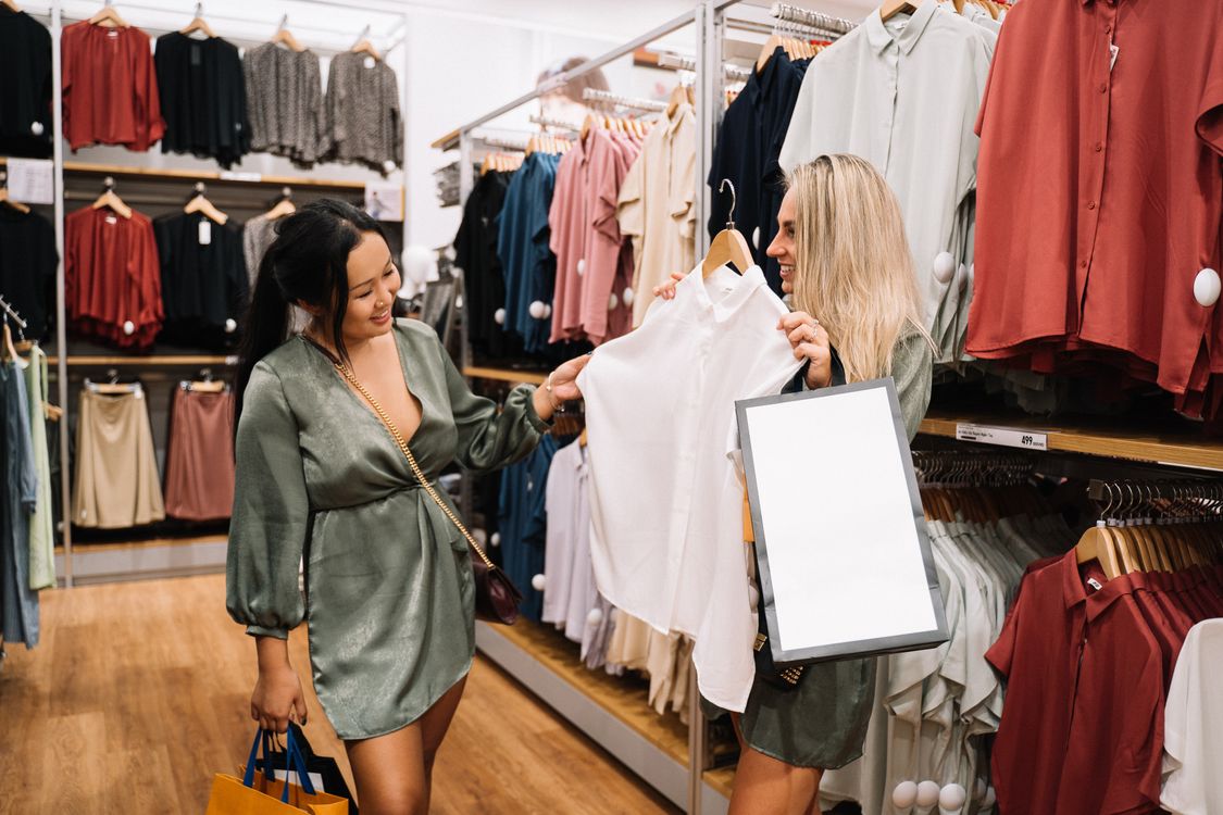 Women At A Clothing Store Free Stock Photo women-at-a-clothing-store-free-stock-photo