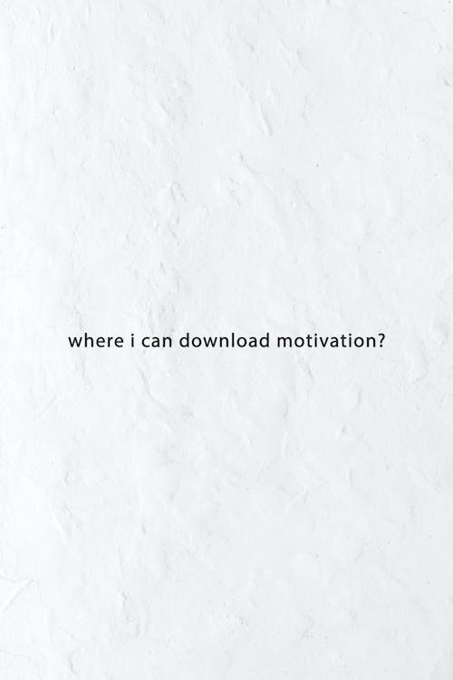 Free Motivational Lettering on White Background Stock Photo