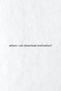 Motivational Lettering on White Background