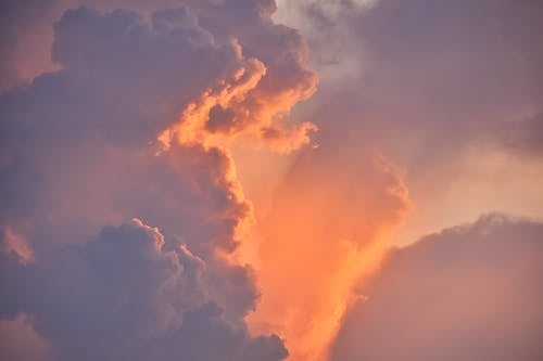 Darmowe zdjęcie z galerii z chmura, chmury, czerwone niebo