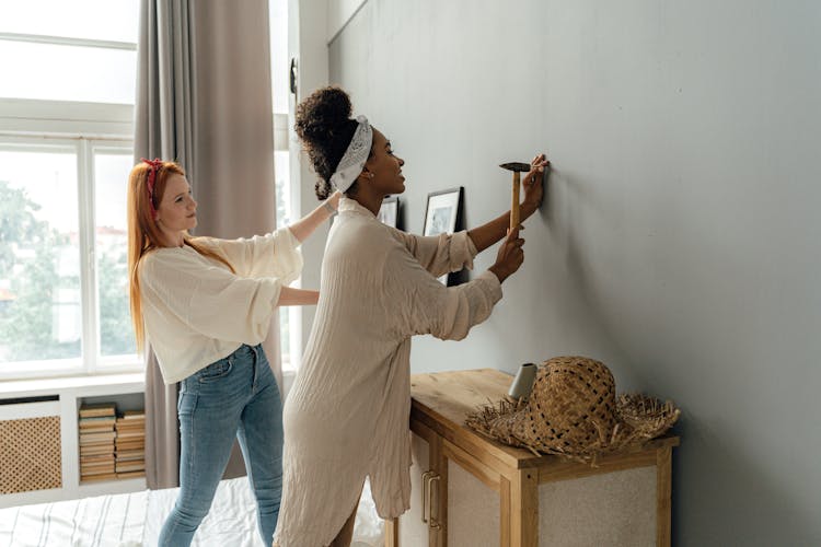 A Couple Doing House Chores