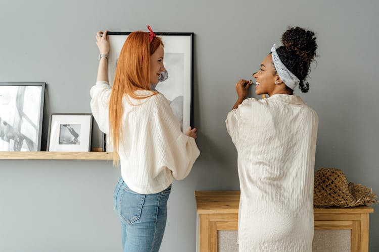 A Couple Doing House Chores