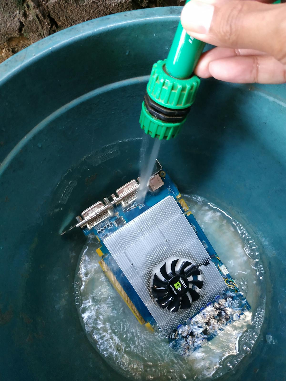 Coffee with mushroom powder on a rustic table