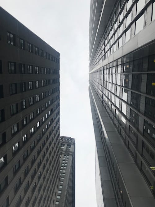 Low Angle Photography of High Rise Buildings